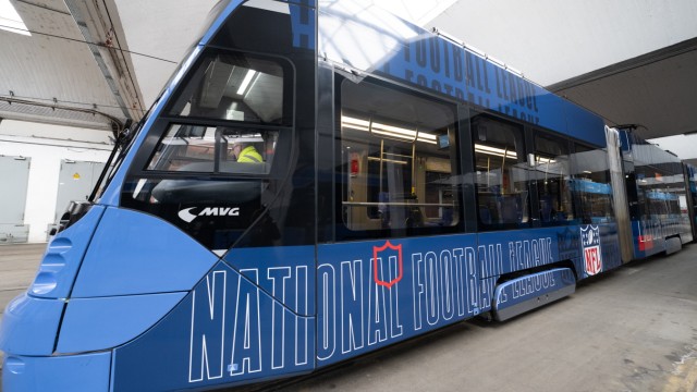 American Football: The design of the NFL tram is rather subtle.