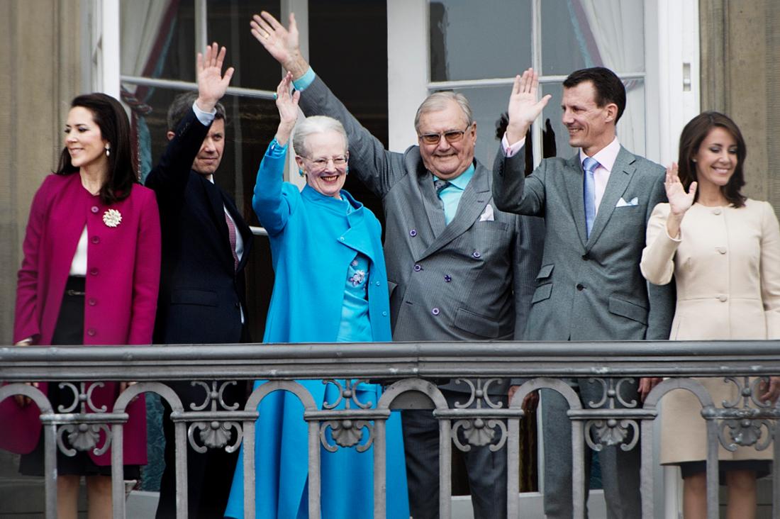 Queen Margrethe's 76th birthday at Amalienborg Palace