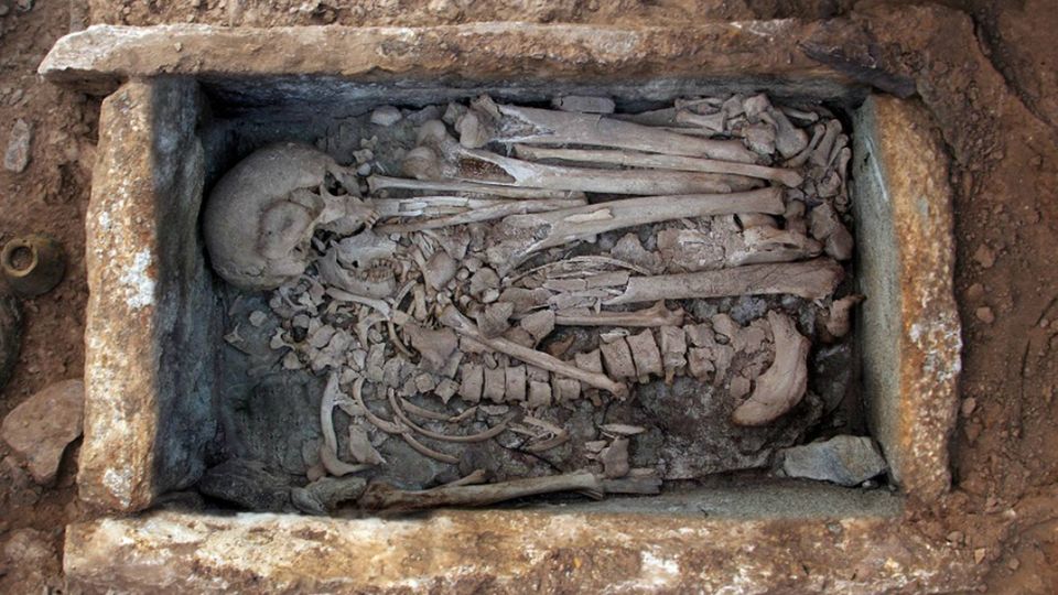 Grave discovery of the Yamnaja culture near Murcia.
