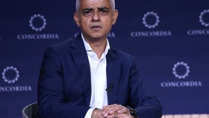 The Mayor of London, Sadiq Khan, on September 18, 2023 in New York.  (JOHN LAMPARSKI / GETTY IMAGES NORTH AMERICA / AFP)