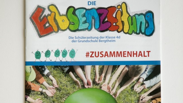 Leafmaker Competition 2022/23: With your title topic "cohesion" the Erbsenzeitung won second place in the primary school category.