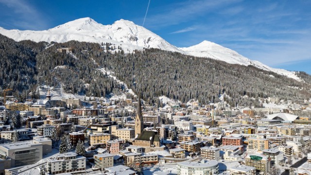 World Economic Forum in Davos: Snowy Davos: The World Economic Forum will take place here next week.