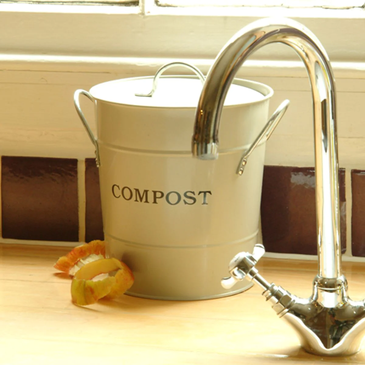 The Sink Location to Avoid for the Compost Bucket 
