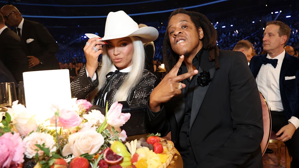 Blondie, no, Beyoncé with husband Jay-Z