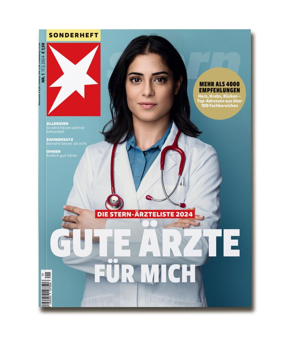 Cover of the stern special issue "Good doctors for me"