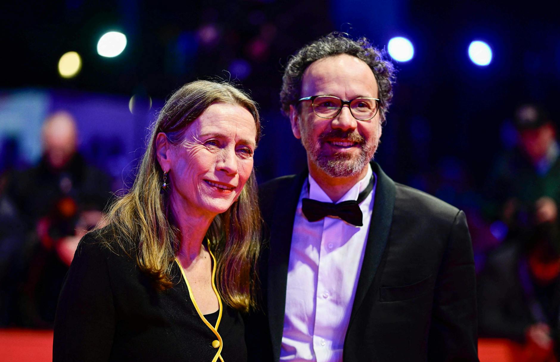 Berlinale bosses Mariette Rissenbeek and Carlo Chatrian on the red carpet