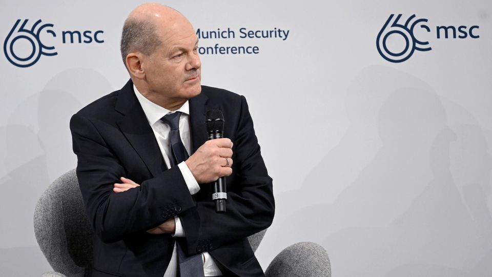 "Without security everything is nothing"Olaf Scholz at the Munich Security Conference