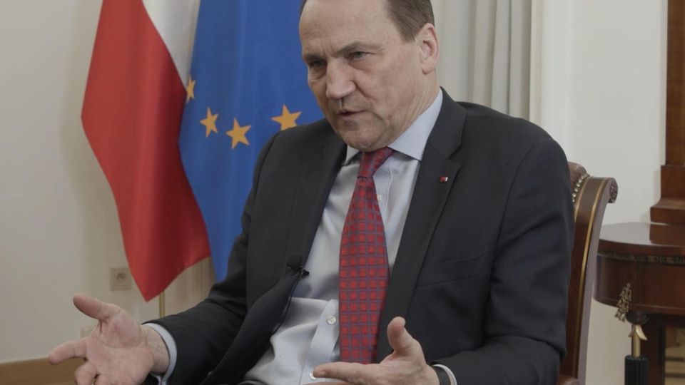 About security policy in Poland: Foreign Minister Radosław Sikorski in a video interview