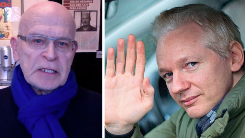 Günter Wallraff fights for Julian Assange's freedom - and for freedom of the press