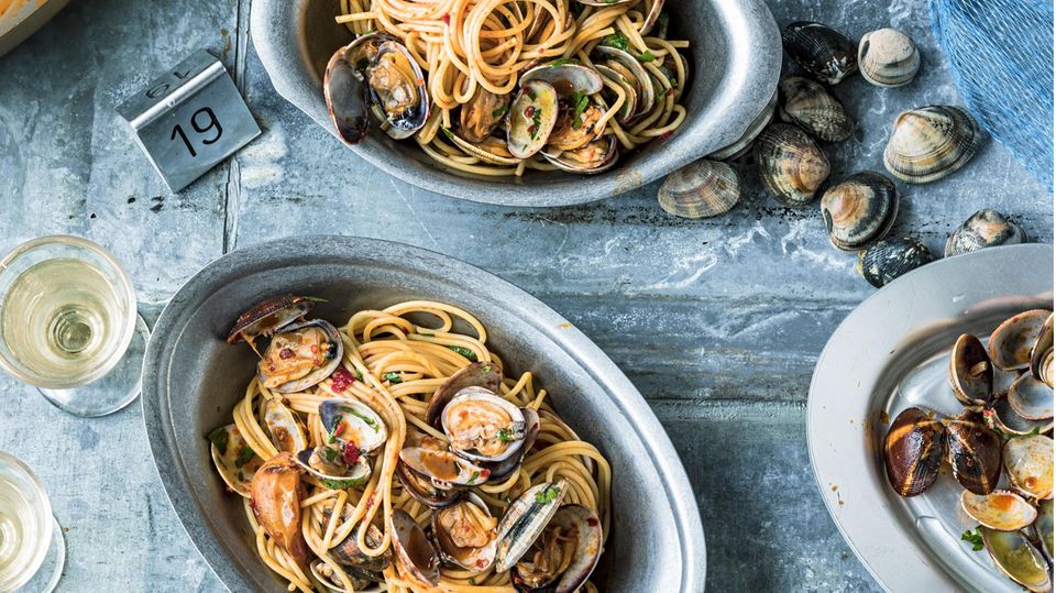Spaghetti alle Vongole with Nduja