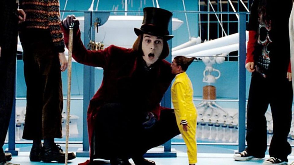 Johnny Depp in "Charlie and the Chocolate Factory" (Roald Dahl)