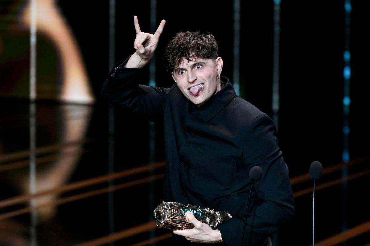 Raphaël Quenard was in the running in three categories, including best documentary short film, best actor for “Yannick”.  He received the César for male revelation for “Dog from the Junkyard” by Jean-Baptiste Durand, also César for best first film.