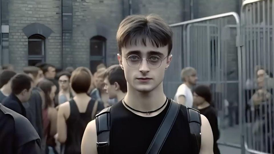 Artist moves Harry Potter to Berlin – with the help of an AI
