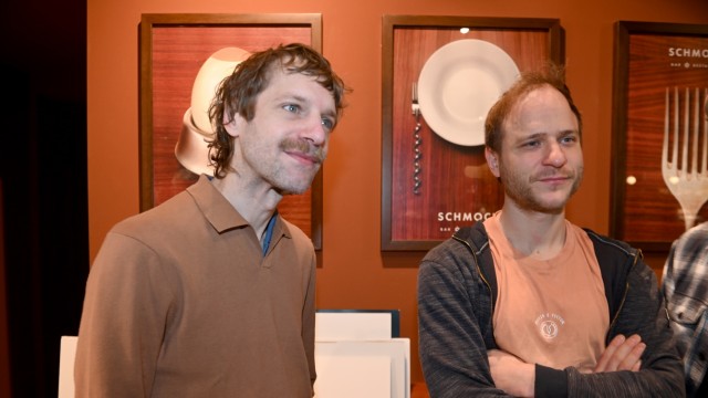 Film funding: songwriter Voodoo Jürgens (left) and the Austrian director Adrian Goiginger.