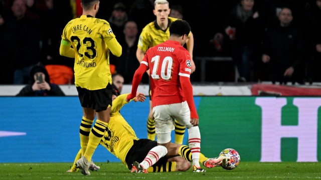 BVB in the Champions League: penalty or not?  This is what the moment between Hummels and Tillman looked like from the rear perspective.