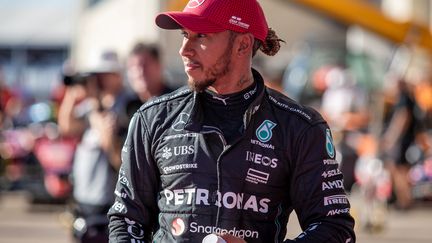 Lewis Hamilton during the United States Grand Prix, October 20, 2023. (AFP)