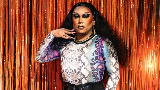 Dazzling leisure tips: Jay Miniano as Pinay Colada: "I'm more visible in drag.  This allows me to be a voice for others who cannot be as visible and loud."