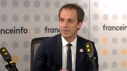 Christophe Fanichet, CEO of SNCF Voyageurs, February 14, 2024 on franceinfo.  (FRANCEINFO / RADIO FRANCE)