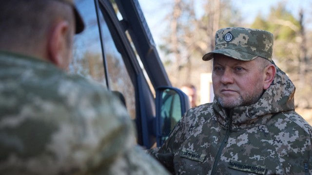 Kiev: The previous commander of the Ukrainian armed forces, General Valeriy Zalushnyj.