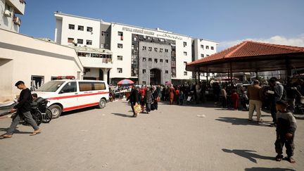 Al-Chifa hospital in Gaza, February 22, 2024. (DAWOUD ABO ALKAS / ANADOLU / AFP)