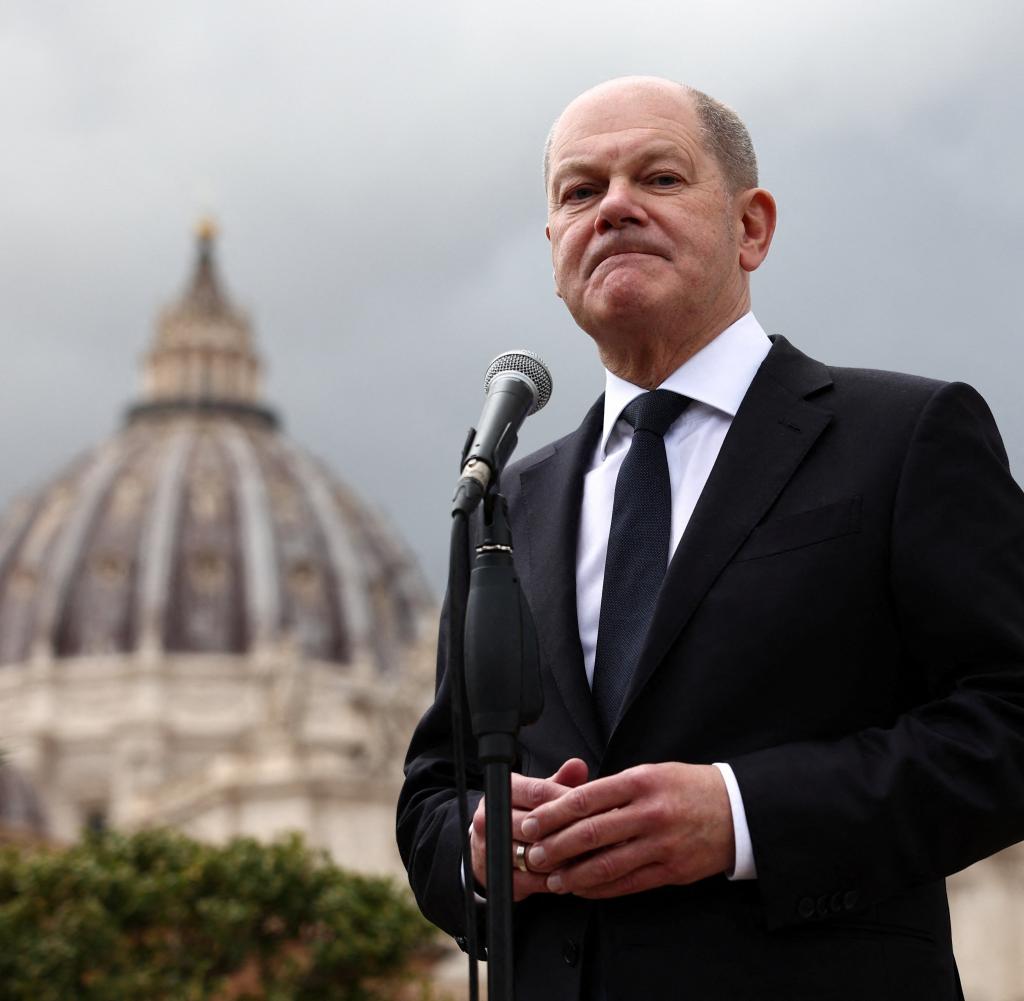 Scholz made the comments on the sidelines of a visit to Rome