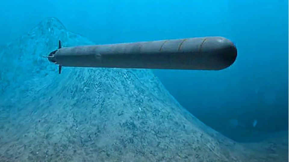 The Chinese version of the Poseidon is said to be barely larger than a conventional torpedo.