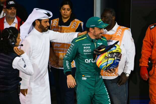 Mohammed bin Sulayem Fernando Alonso Aston Martin Aston Martin F1 ~Mohammed bin Sulayem and Fernando Alonso (Aston Martin) ~ 