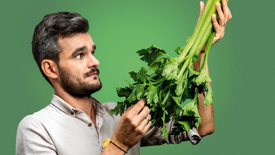 Moritz Herrmann and celery: a self-experiment as a vegetarian