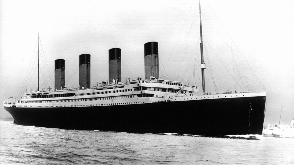 The Titanic in an undated photo
