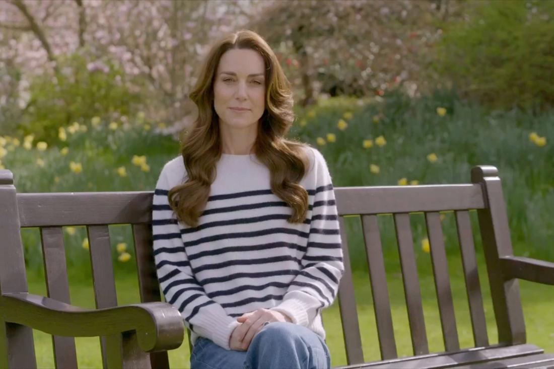Princess Kate in her video message