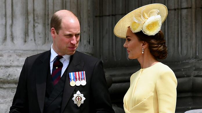 Prince William is looking after the family during Princess Kate's absence.