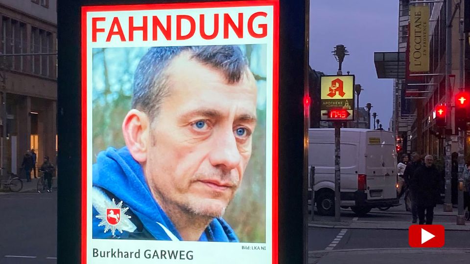 Wanted poster shows suspected former RAF terrorist Burkhard Garweg