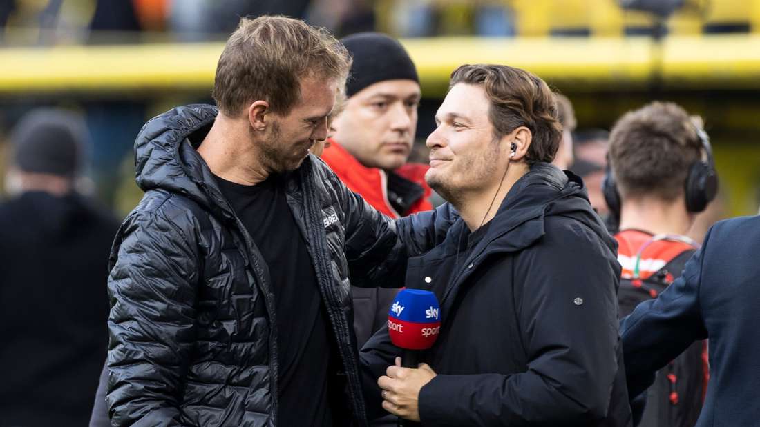 Julian Nagelsmann and BVB coach Edin Terzic