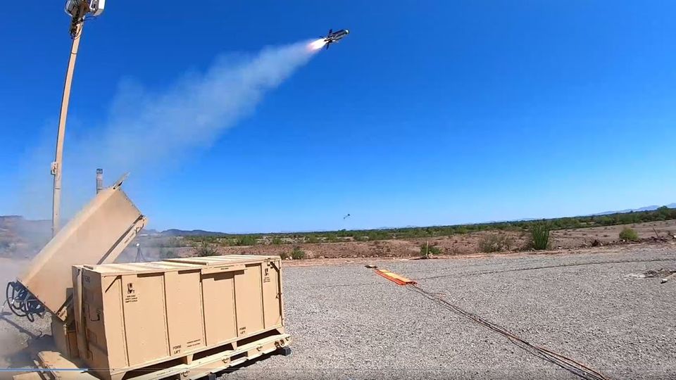 Launching a Raytheon Coyote