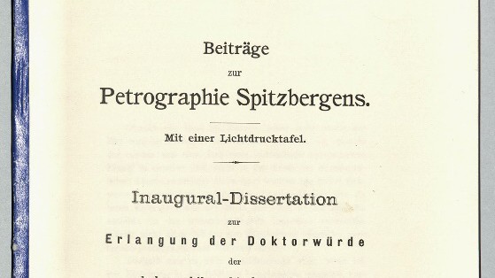 International Women's Day: Dixie Lee Bryant's dissertation had the title "Contributions to the petrography of Spitsbergen".