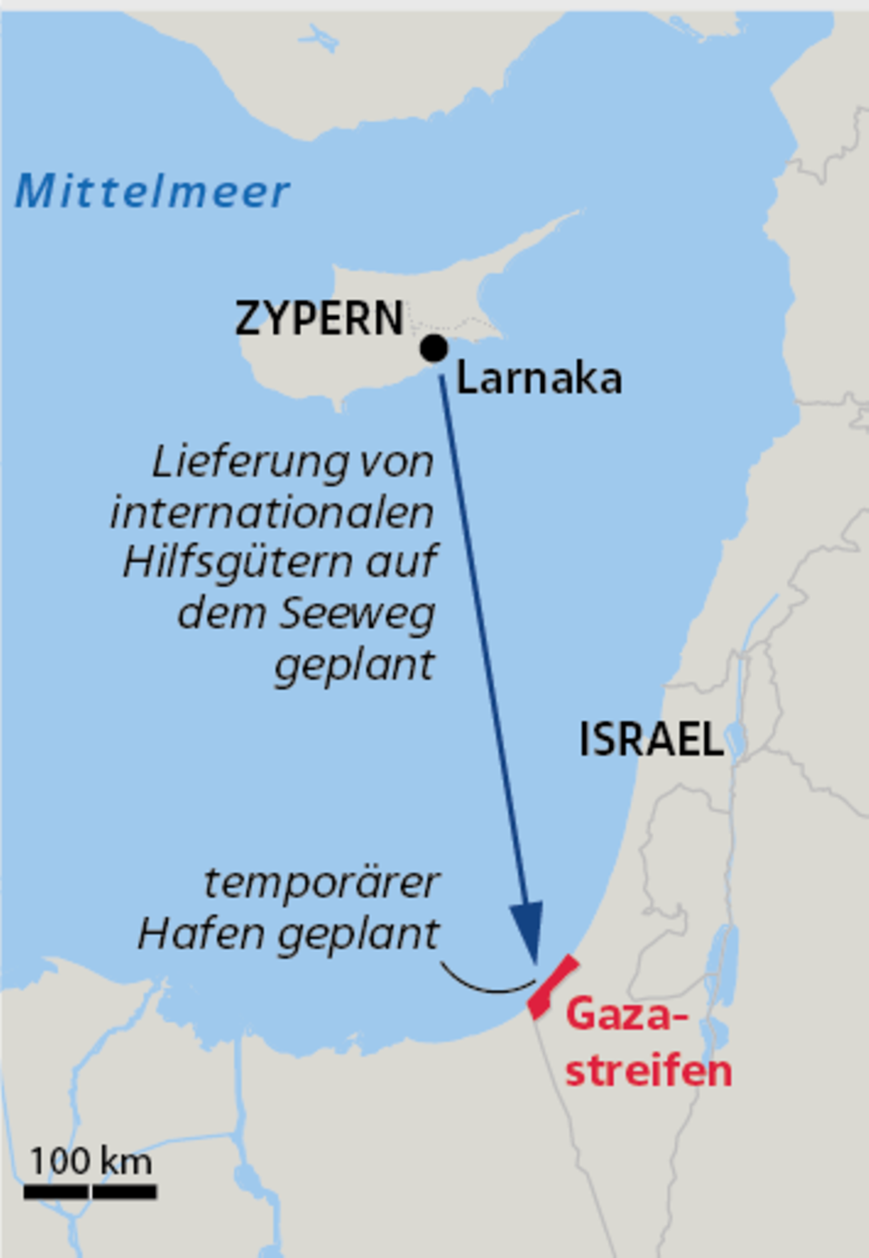 Gaza: Aid deliveries by sea