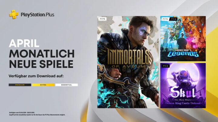 PlayStation Plus Essential will deliver new games in April 2024.