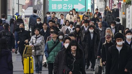A street in Tokyo, Japan, February 15, 2024. (KAZUHIRO NOGI / AFP)