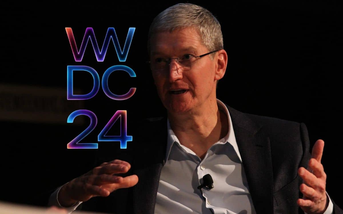 WWDC 2024 Tim Cook Apple conference keynote presentation